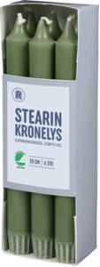 STEARINLYS GRØNN