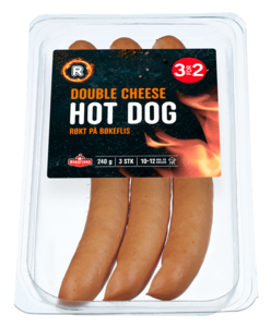 DOUBLE CHEESE HOT DOG 240G