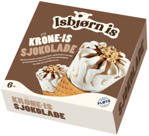 KRONE-IS SJOKOLADE